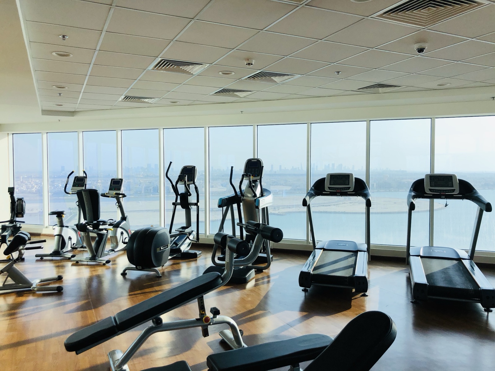 Residents' gym at Tilal Towers